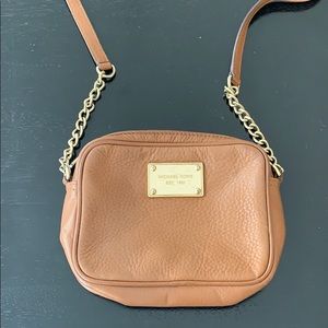 Michael Kors small light brown crossbody bag